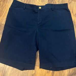 Ralph Lauren Women's Chino Shorts Blue Size 14
